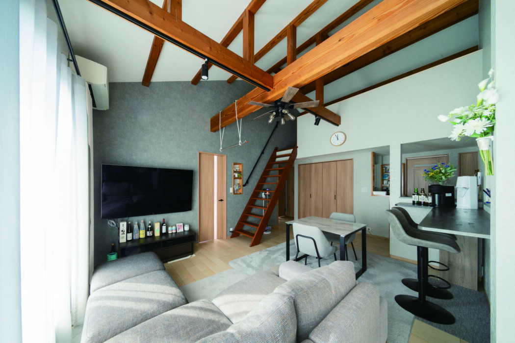 快適さ・モダンさを高めた二世帯リノベ